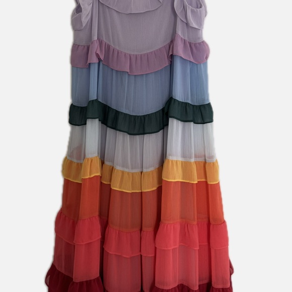 Storia Multicolor Ruffle Dress - Picture 4 of 8